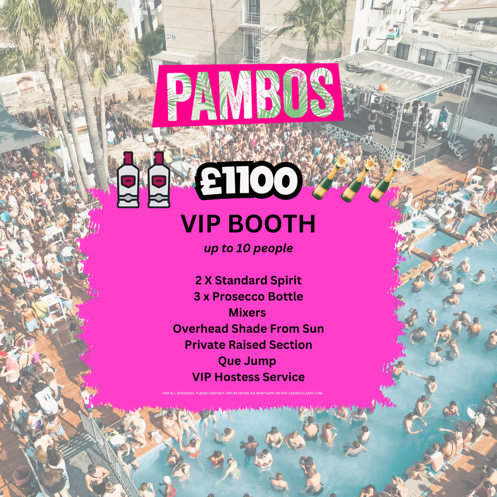 INDIVIDUAL VIP DAY-TIME EVENTS