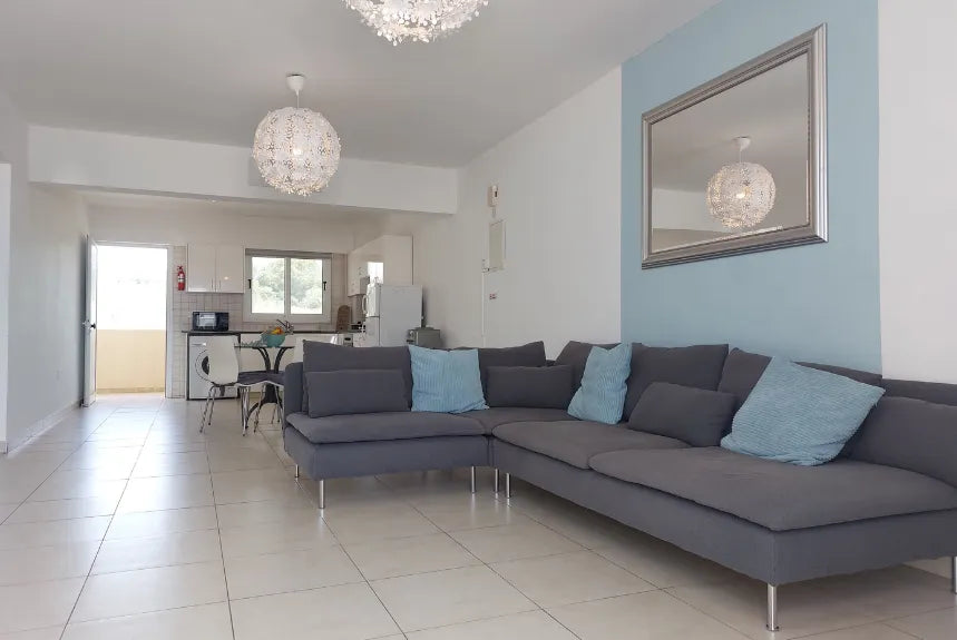 2-Bedroom Apartment, Steps from Nissi Beach & Pool Access (Sleeps up to 5) #002