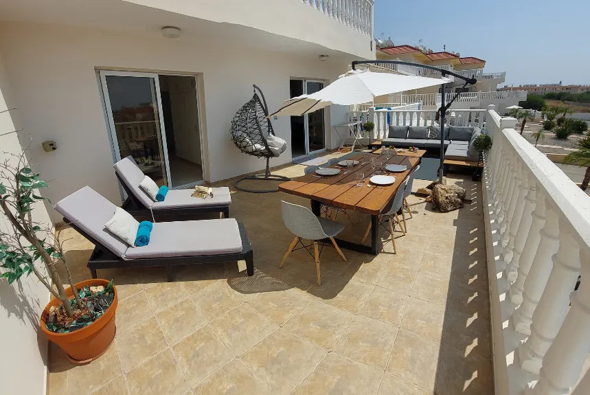2-Bedroom Apartment, Steps from Nissi Beach & Pool Access (Sleeps up to 5) #002