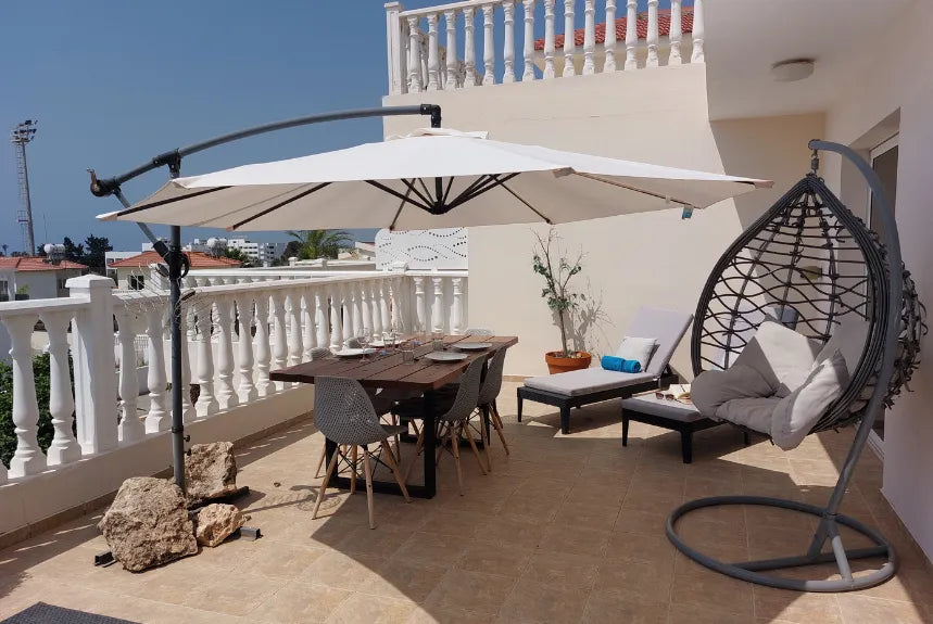 2-Bedroom Apartment, Steps from Nissi Beach & Pool Access (Sleeps up to 5) #002