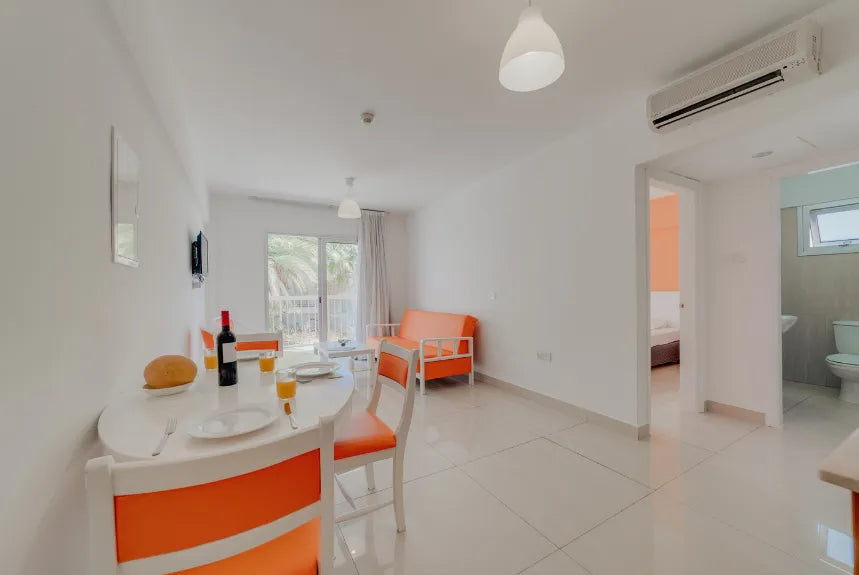 1-Bedroom Budget Friendly Apartment in Central Ayia Napa (Sleeps up to 3) #004