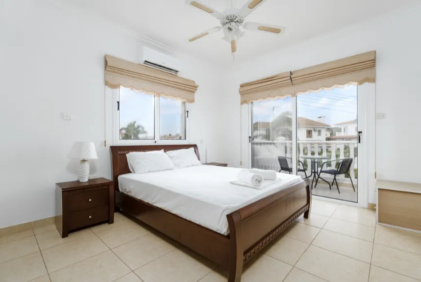 3-Bedroom Private Pool Villa Just Minutes from Nissi Beach (Sleeps up to 8) - #006