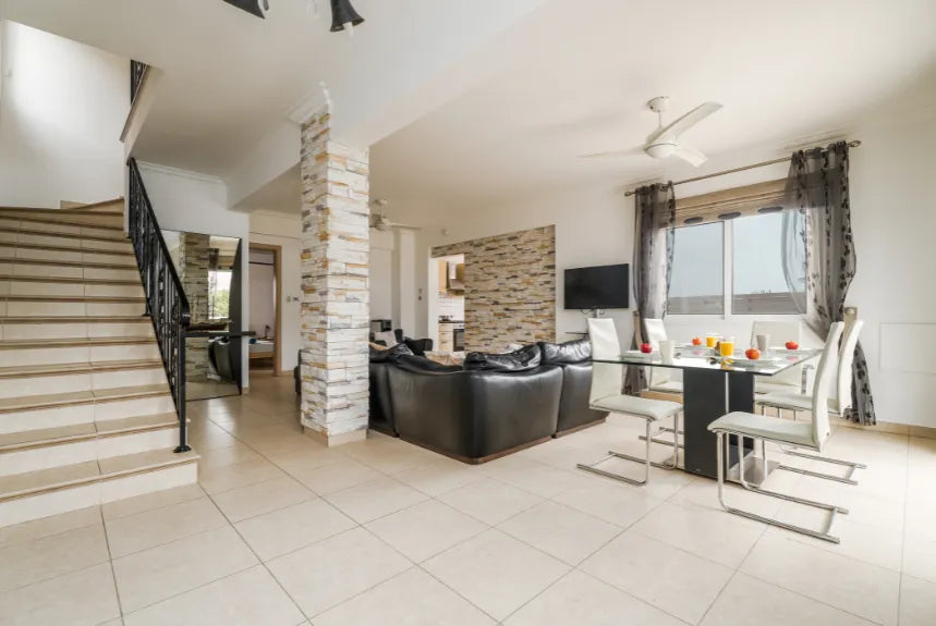 3-Bedroom Private Pool Villa Just Minutes from Nissi Beach (Sleeps up to 8) - #006