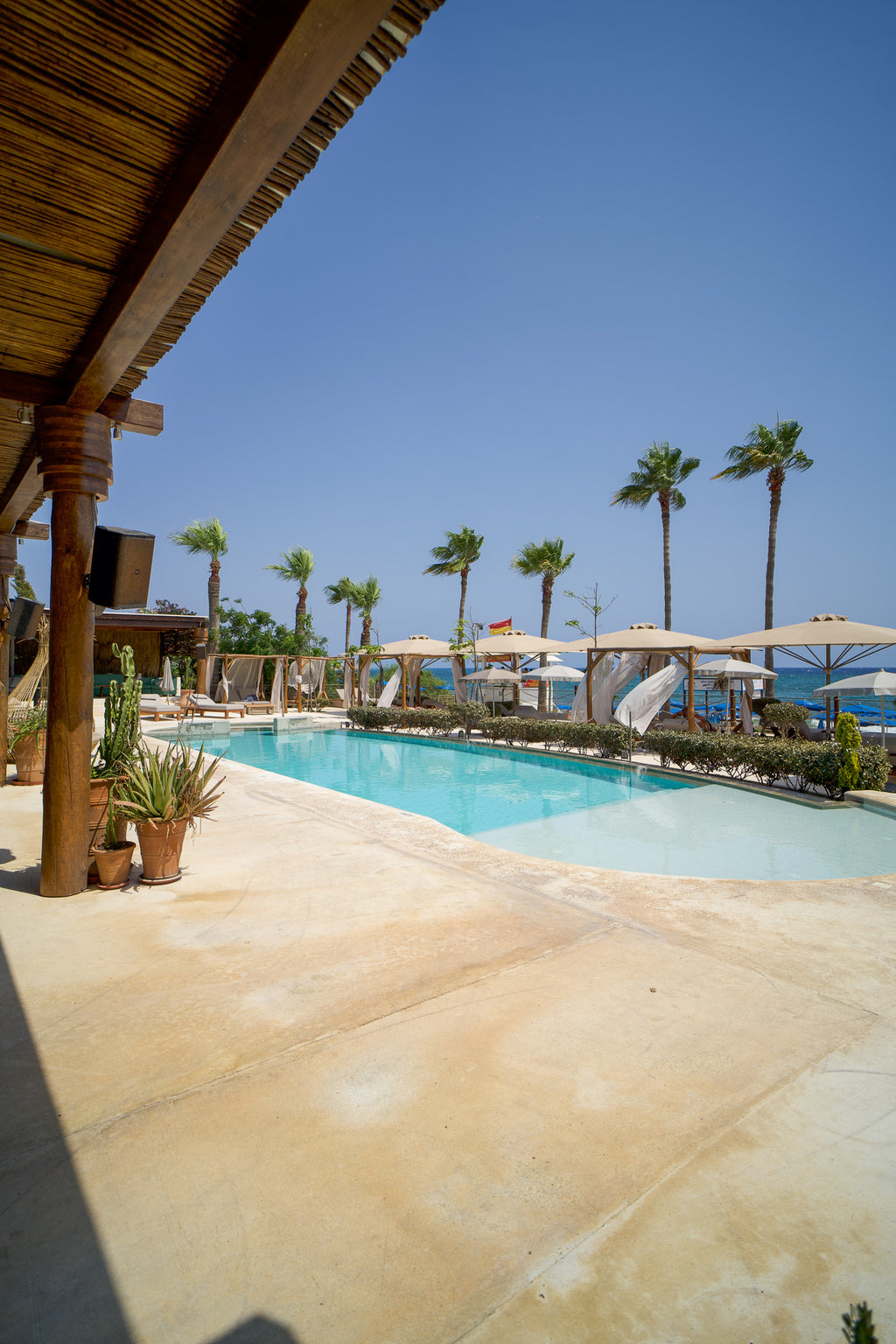 VIP Pool Cabana/Sunbed - (Max 2 Persons) Kaliva Beach Club