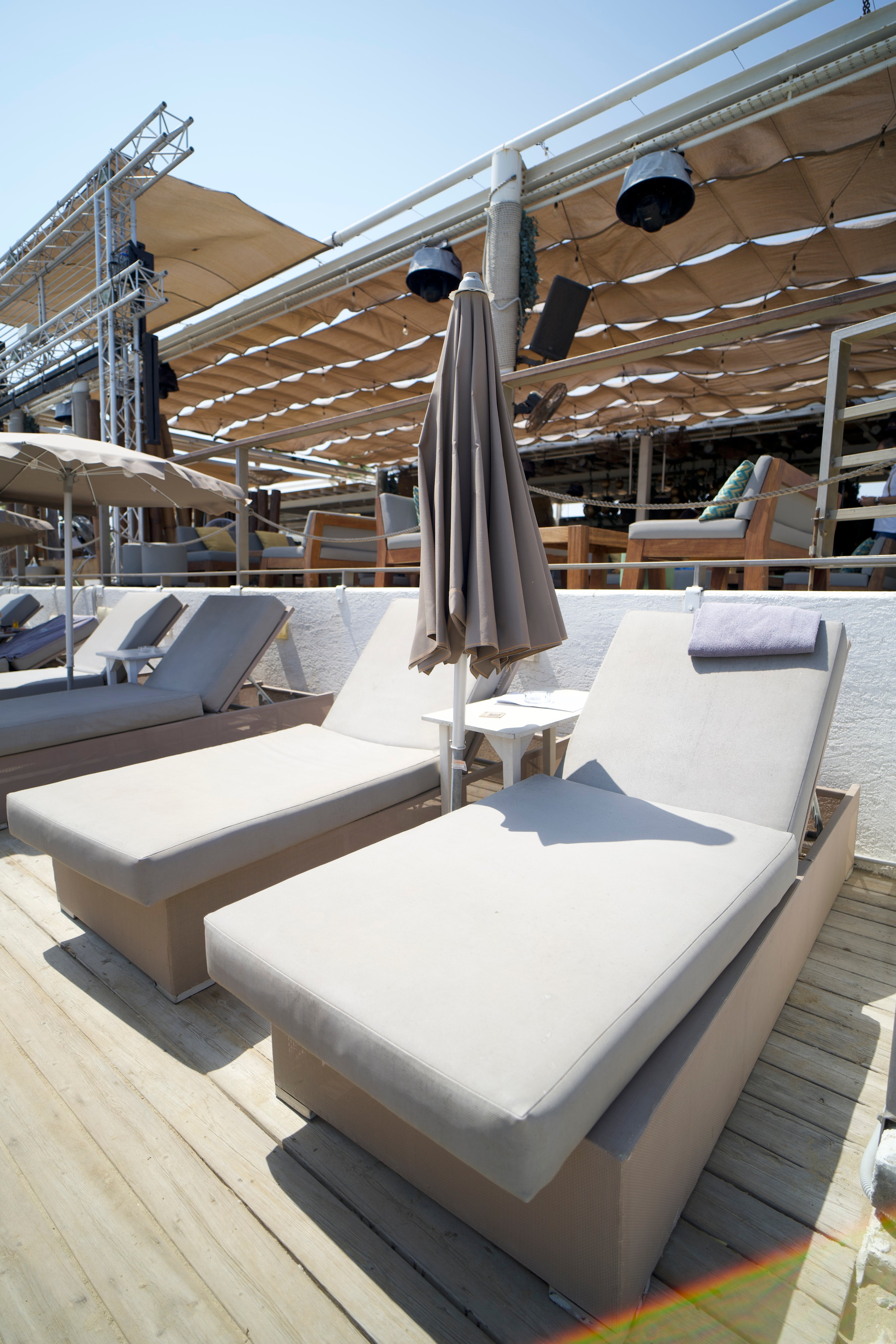 Luxury Twin Sunbed - (Max 2 Persons) Kaliva Beach Club